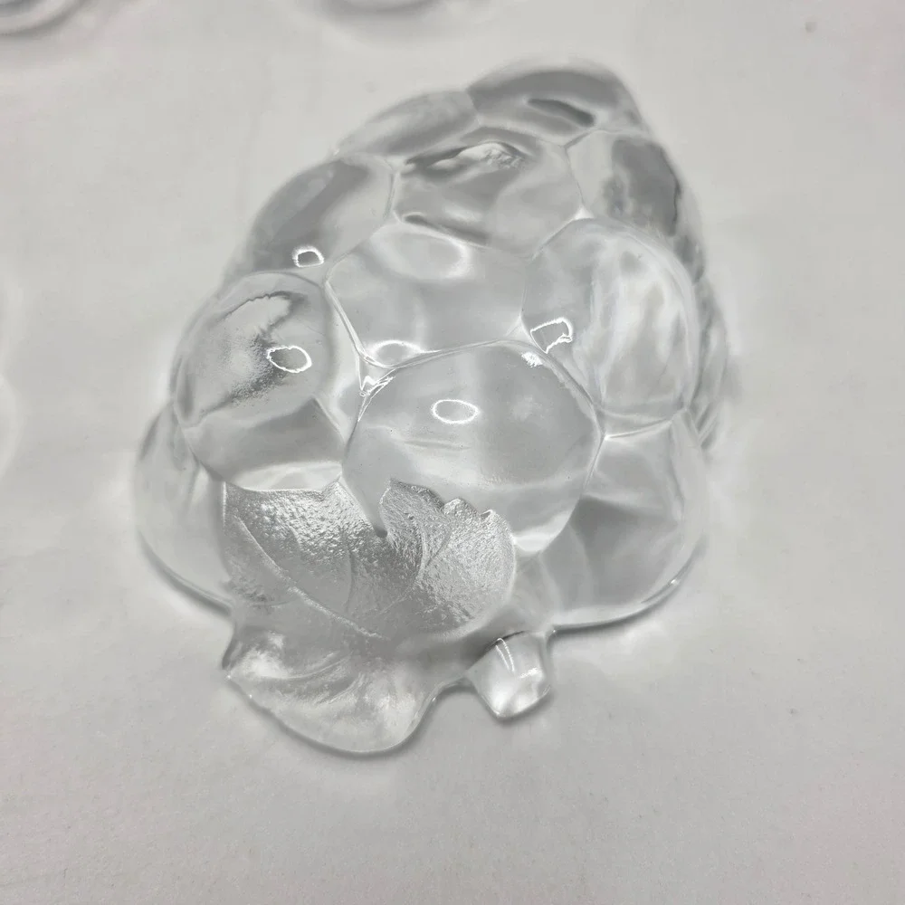 Grape Cluster Bowls Clear Glass Set of 4 Fruit Shape Vintage Style‎ Dish
